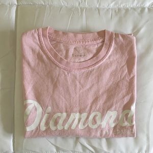 Diamond Pink logo T-shirt